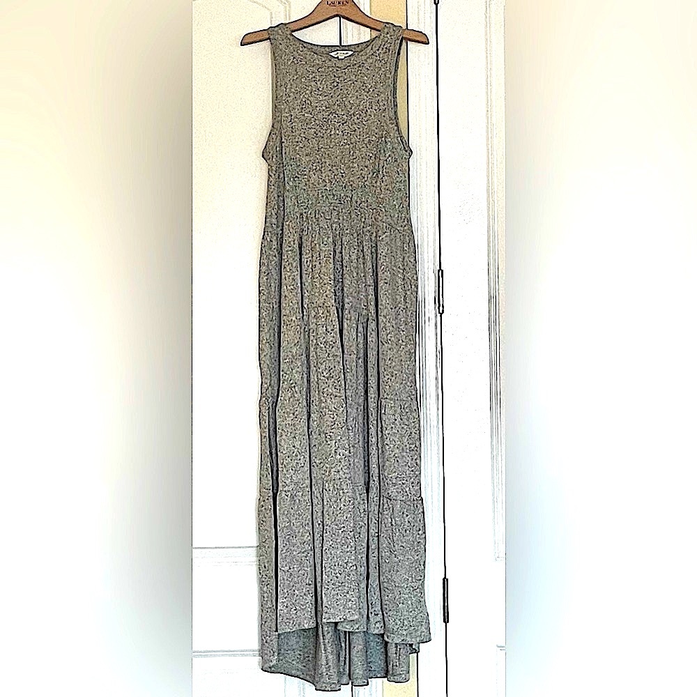 Lucky Brand sleeveless tiered maxi dress; super soft and comfortable.  Size M